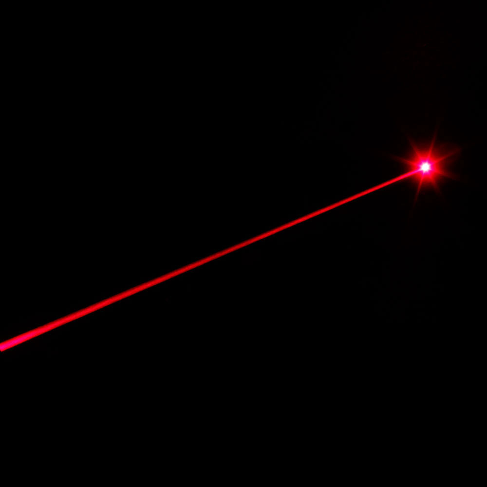300mW 650nm Open-back Red Laser Pointer Pen Black(852-type