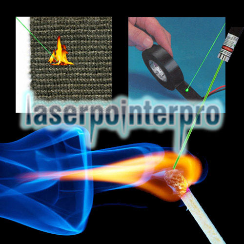 Laser 301 Einstellbarer Fokus Burn 5mw 532nm grüner Laserpointer schwarz