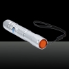 1500mW 450nm Beam Light Blue Laser Pointer Pen Kit Silver