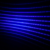 5000mW 450nm fascio di luce blu 12-pilastro penna puntatore laser argento