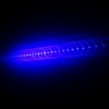 5000mW 450nm Beam Light Blue 12-Pillar Laser Pointer Pen Kit Silver