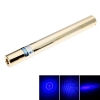 6000mW 450nm 5 in 1 Blau Superhigh Power Laserpointer Kit Golden