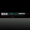 USB 100mW viga verde estrellada de carga lápiz puntero láser verde