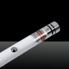 100mW Red Beam Starry ricarica USB Laser Pointer Pen Bianco