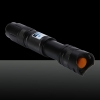 2000mW queimando a luz do feixe azul que focaliza a cabeça do ponteiro laser caneta preto