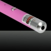 5mW 532nm vert faisceau de lumière à point unique rechargeable stylo pointeur laser rose