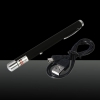 5mW 532nm Penna puntatore laser ricaricabile a singolo raggio con luce verde a raggio nero