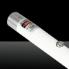 5mW 532nm faisceau vert point unique stylo pointeur laser rechargeable blanc