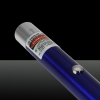 5mW 532nm feixe de luz único ponto recarregável Laser Pointer Pen Azul