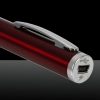 100mW 532nm feixe de luz único ponto recarregável Laser Pointer Pen Red