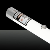1mW 650nm Red Beam Light Recargable puntero láser de un solo punto Pen White