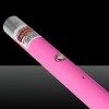 100mW 650nm Red feixe de luz único ponto recarregável Laser Pointer Pen-de-rosa