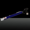 100mW 650nm faisceau rouge Lumière seul point rechargeable stylo pointeur laser bleu