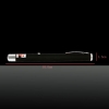 200mW 650nm faisceau rouge Lumière seul point rechargeable stylo pointeur laser noir
