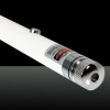 5mW 532nm Green Beam Light Starry Rechargeable Laser Pointer Pen White