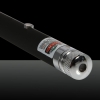 200mW 532nm feixe de luz estrelado recarregável Laser Pointer Pen Preto