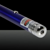 200mW 532nm feixe de luz estrelado recarregável Laser Pointer Pen Azul