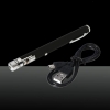 1mW 650nm Red Beam Light Rechargeable Starry Laser Pointer Pen Black