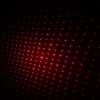 5mW 650nm viga roja Luz estrellada recargable lápiz puntero láser Negro