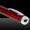 Pointer 100mW 650nm faisceau rouge étoilée Lumière rechargeable stylo laser rouge