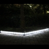 3W 3V 50SMD LED de luz branca fosco flexível Tubo Solar String Luz Energia (5m azul String)