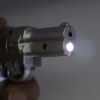 5mW 650nm Red Beam Light Gun Shaped puntatore laser Argento LT-8111
