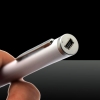 200mW 532nm singolo punto USB addebitabile Laser Pointer Pen Argento LT-ZS001