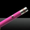 Pluma de puntero láser recargable USB de 500mW 532nm de un solo punto rosa LT-ZS006