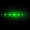 100mW 532nm verde Fascio di luce di focalizzazione Portable Laser Pointer Pen Argento LT-HJG0088