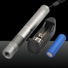 100mW 532nm Green Beam Light Focusing Portable Laser Pointer Pen Silver LT-HJG0088