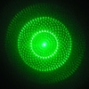 50mW 532nm del patrón del cheque-5 Modo Verde Rayo de luz zoom lápiz puntero láser kit de oro