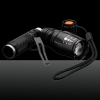 Cree XM-L 1*T6 2*18650 1800LM White Light 5-Mode Waterproof Focusable Flashlight Black