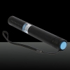 5000MW 450nm 2 * 16340 baterías de punto único haz de luz azul lápiz puntero láser Negro