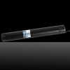 5000MW 450nm 2 * 16340 Batterie singolo punto blu fascio di luce laser Pointer Pen Nero
