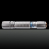 5000mW 450nm à point unique Blue Beam Pointeur Laser Light Pen avec bracelet Argent
