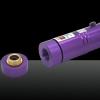 300mW 650nm Red Beam Light Zooming Laser Pointer Pen with Keys Purple