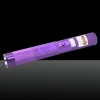 300mW 650nm Red Beam Light Zooming Laser Pointer Pen with Keys Purple
