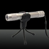 LT-5MW Waterproof Roxo Laser Pointer Pen Prata