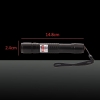 200mw 650nm de aleación de aluminio rojo del laser Negro