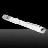1MW 532nm feixe de luz Starry Sky & Single-point Laser Pointer Pen Branco