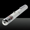 1mw 650nm Red Fascio di luce Starry Sky & Single-point Laser Pointer Pen Bianco