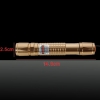 300mw 532nm Penna puntatore laser verde impermeabile con messa a fuoco regolabile di lusso in oro