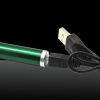 5-em-1 5mw 650nm Laser Red Laser Beam USB Pointer Pen USB com cabo e Laser cabeças verdes