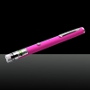 5-en-1 5mW 405nm Violet faisceau laser USB Pen pointeur laser avec un câble USB et Laser Heads rose