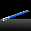 5-in-1 200mw 405nm Purple Laser Beam USB Laser Pointer Pen with USB Cable and Laser Heads Blue