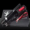 LT-9999 4000mw 473nm portátil Alto Brilho Pattern Blue Laser Pointer Pen com bateria e carregador Preto