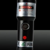 3000mW Handheld separado Cristal Maior Poder Green Light Laser Pointer Pen Preto