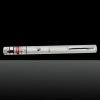 650nm 1mw Starry Pattern Red Light Naked Laser Pointer Pen Silver