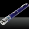 1mW 405nm Roxo Feixe De Luz Estilo Estrelado Light Middle-open Caneta Laser Pointer com 5 pcs Cabeças Laser Azul