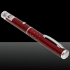 1mW 532nm Green Beam Light Starry Light Style Middle-open Laser Pointer Pen with 5pcs Laser Heads Red